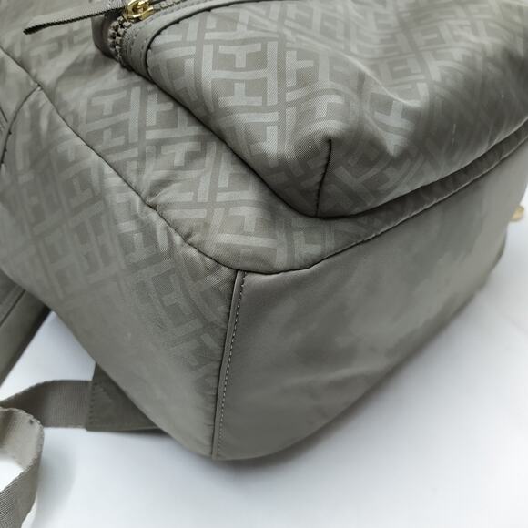 Tommy Hilfiger Gray Nylon Top Handle Zipper Closure Backpack main image 10